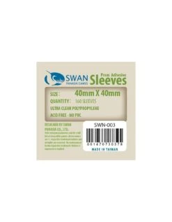 Swan: 40mm X 40mm: Sleeves (160 Stuks)