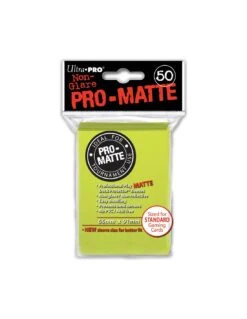 Ultra Pro 66mm X 91mm Pro-Matte Bright Yellow