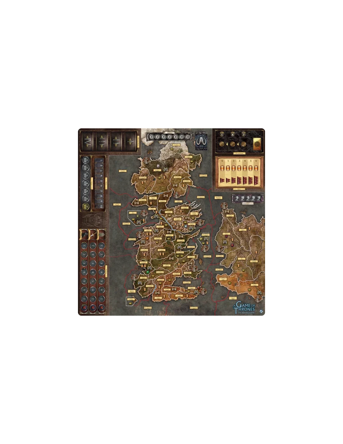 Fantasy Flight Games A Game Of Thrones: The Board Game (Second Edition) – Mother Of Dragons Deluxe Gamemat 1 Fantasy Flight Games A Game Of Thrones: The Board Game (Second Edition) – Mother Of Dragons Deluxe Gamemat