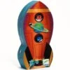 Djeco SILHOUETTE Puzzel - Spaceship 16 Pcs