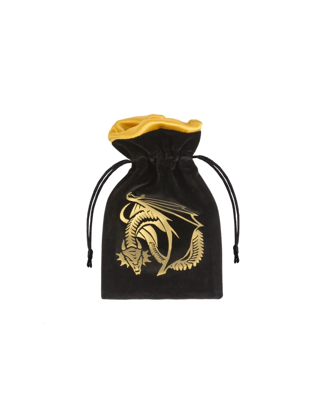 Dragon Black & Golden Suede Zak 1 Dragon Black & Golden Suede Zak