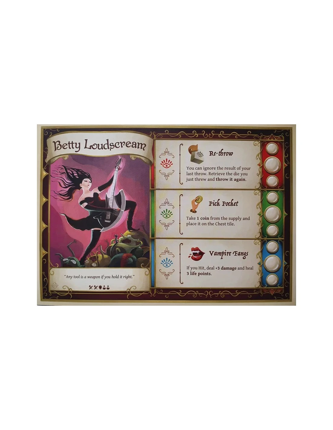 Dungeon Fighter (Second Edition): Betty Loudscream Promo Hero 1 Dungeon Fighter (Second Edition): Betty Loudscream Promo Hero