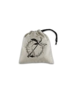 Elvish Beige & Black Basic Dice Bag