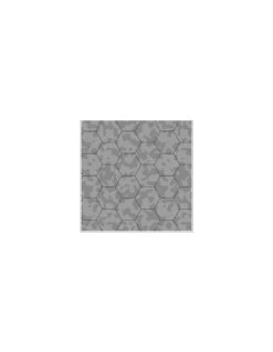 Gaming Paper: Gray 1" Hexagon Roll