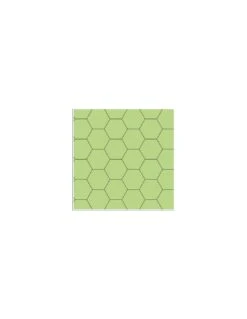 Gaming Paper: Green 1" Hexagon Roll