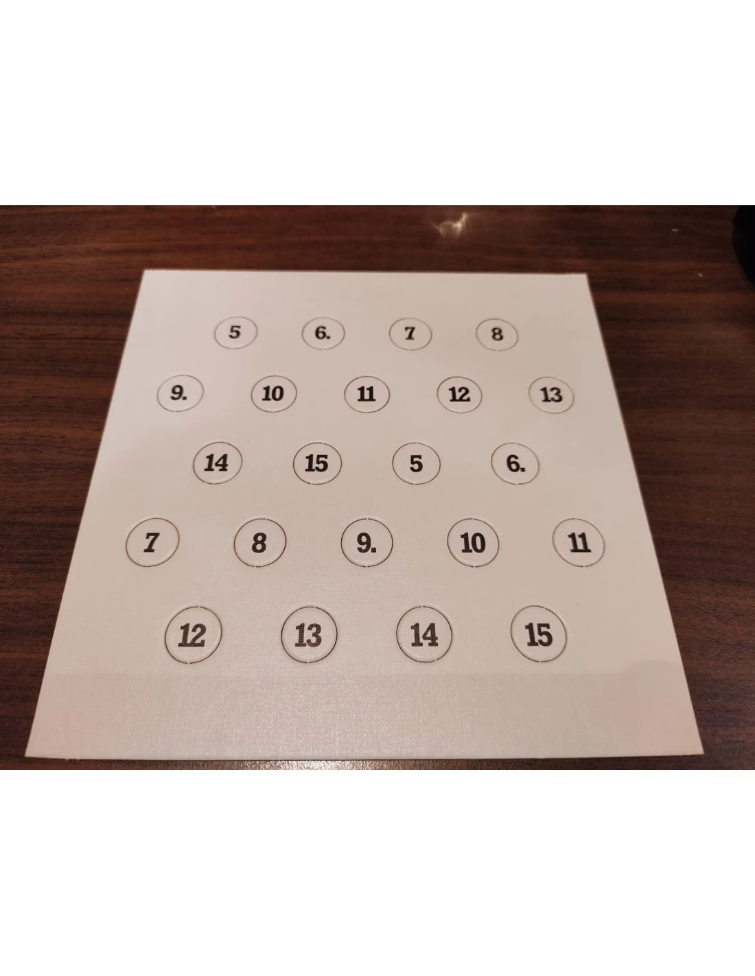 Getallen Fiches (2x 5 T/m 15) 1 Getallen Fiches (2x 5 T/m 15)