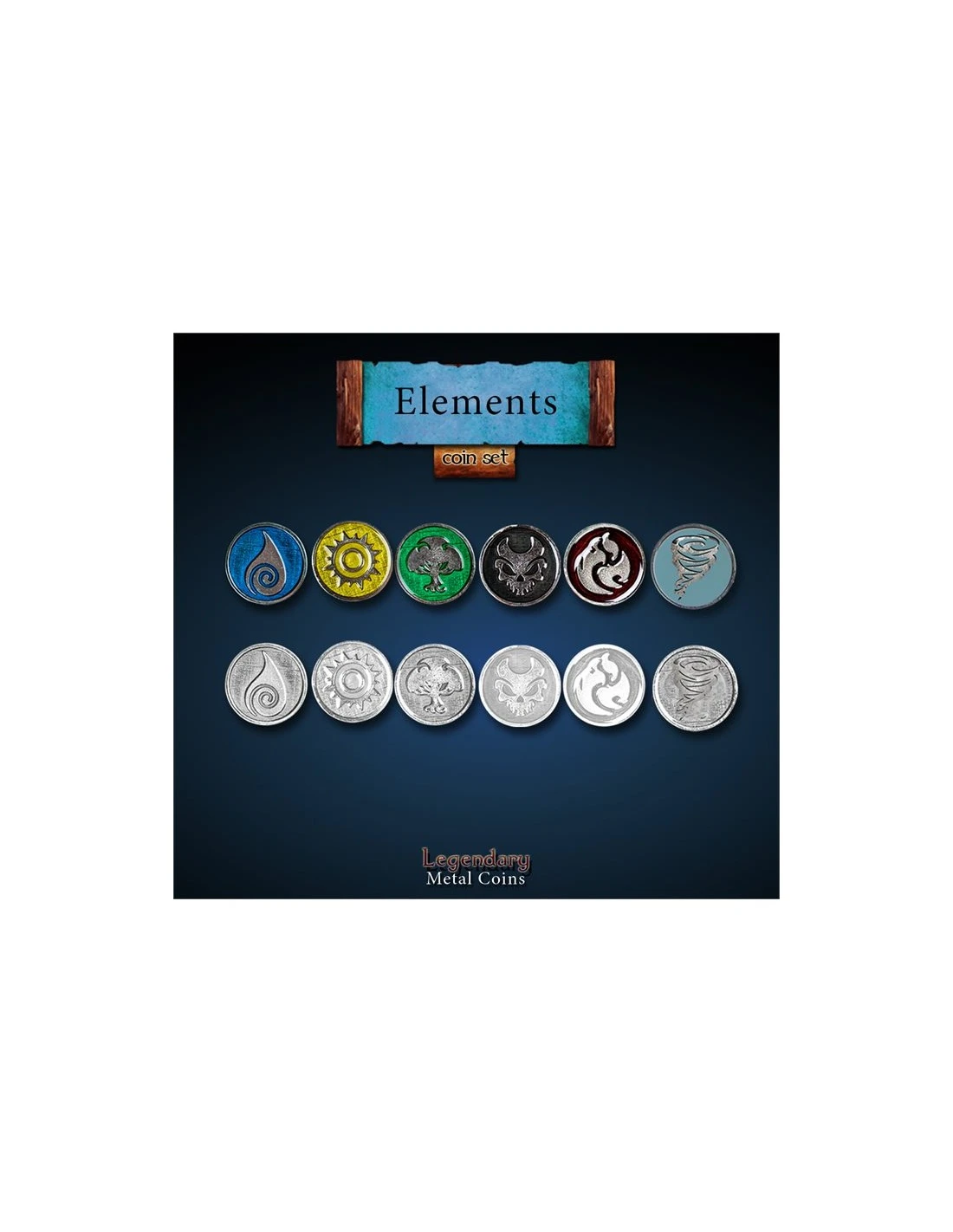 Gloomhaven Elements Pack All 6 Elements (6) 1 Gloomhaven Elements Pack All 6 Elements (6)