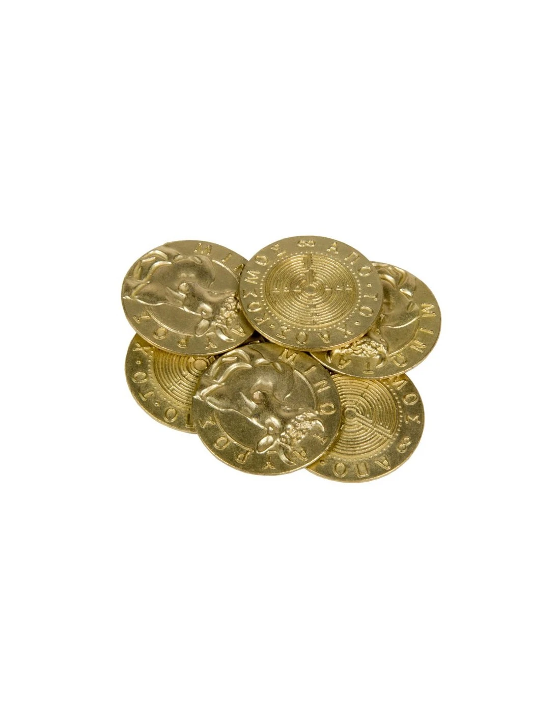 Mythological Monsters Themed Gaming Coins - Jumbo 35mm (6-Pack) 1 Mythological Monsters Themed Gaming Coins - Jumbo 35mm (6-Pack)