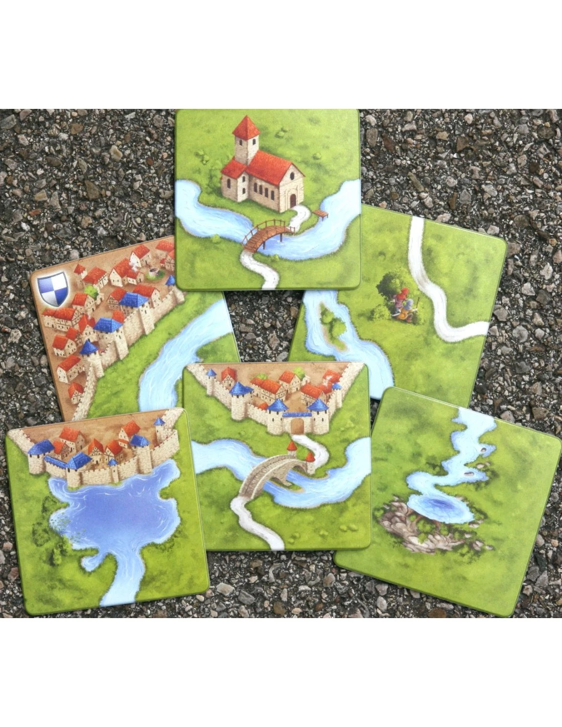 Onderzetters Carcassonne 1 1 Onderzetters Carcassonne 1