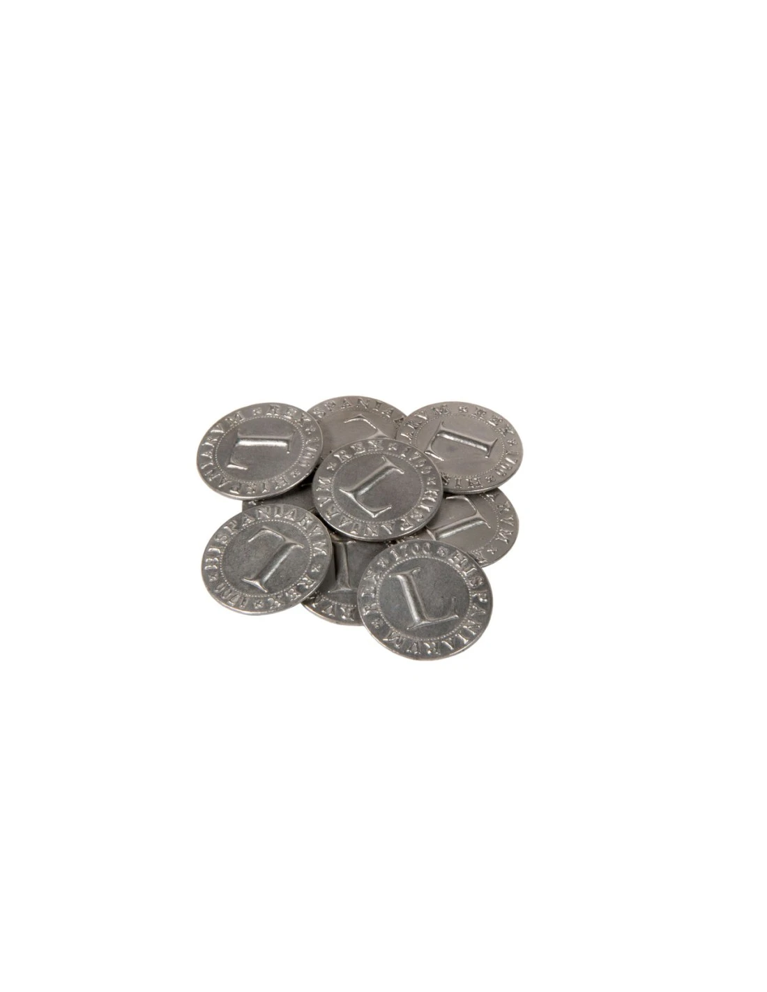Pirate Doubloons - Large 30mm PiecePack 1 Pirate Doubloons - Large 30mm PiecePack