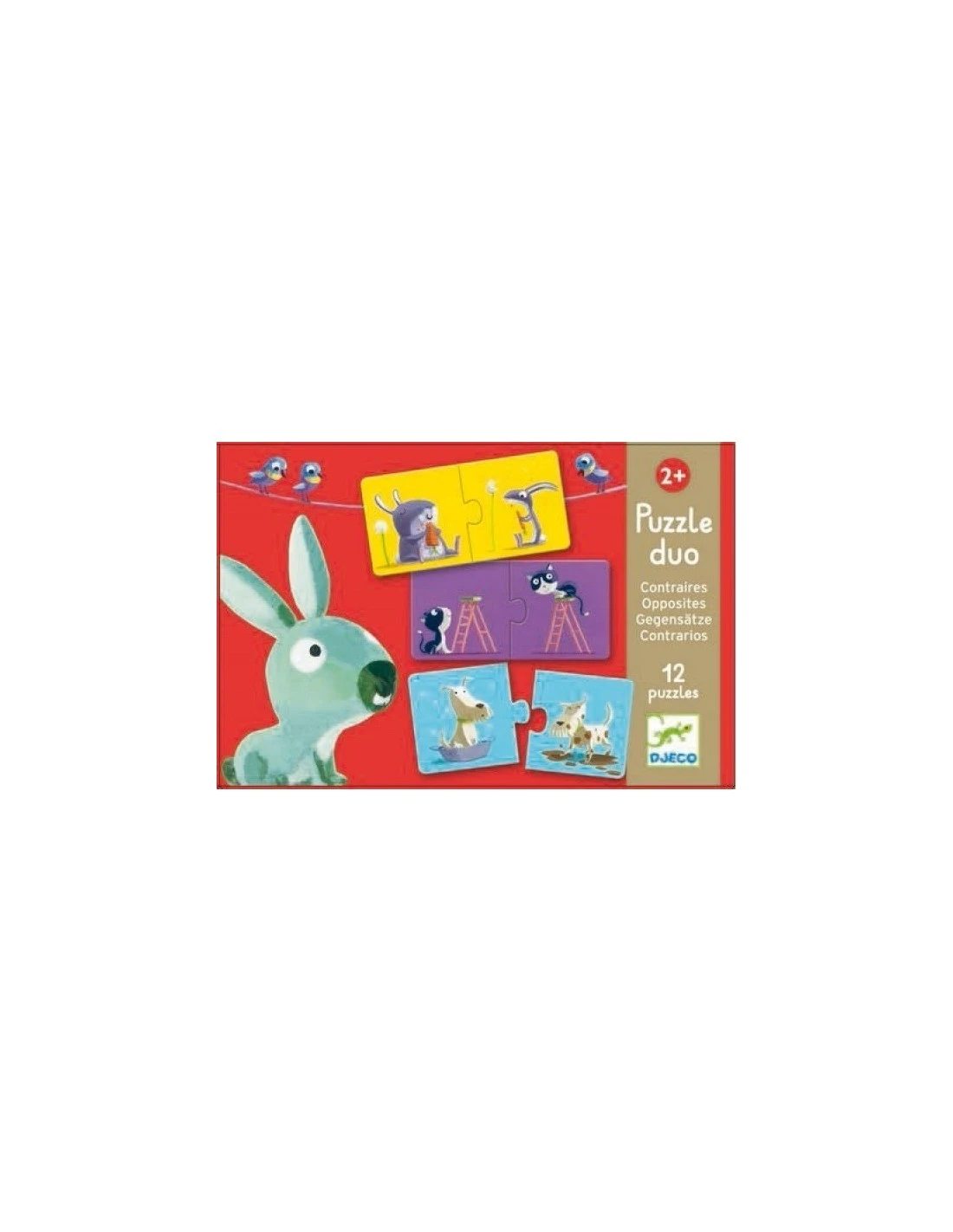 Djeco Puzzel Duo - Tegenstellingen 1 Djeco Puzzel Duo - Tegenstellingen