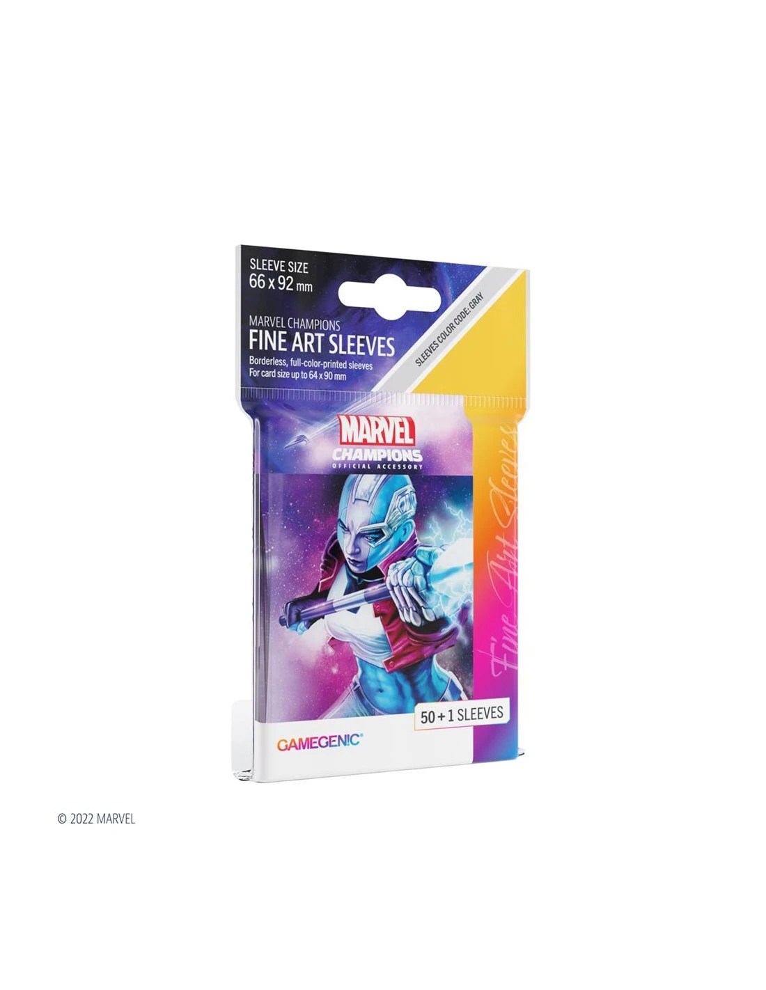 Gamegenic SLEEVES Marvel Champions - Nebula 66mm X 91mm (50 Stuks) 1 Gamegenic SLEEVES Marvel Champions - Nebula 66mm X 91mm (50 Stuks)
