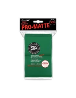 Ultra Pro SLEEVES Pro-Matte Green 66mm X 91mm (100)