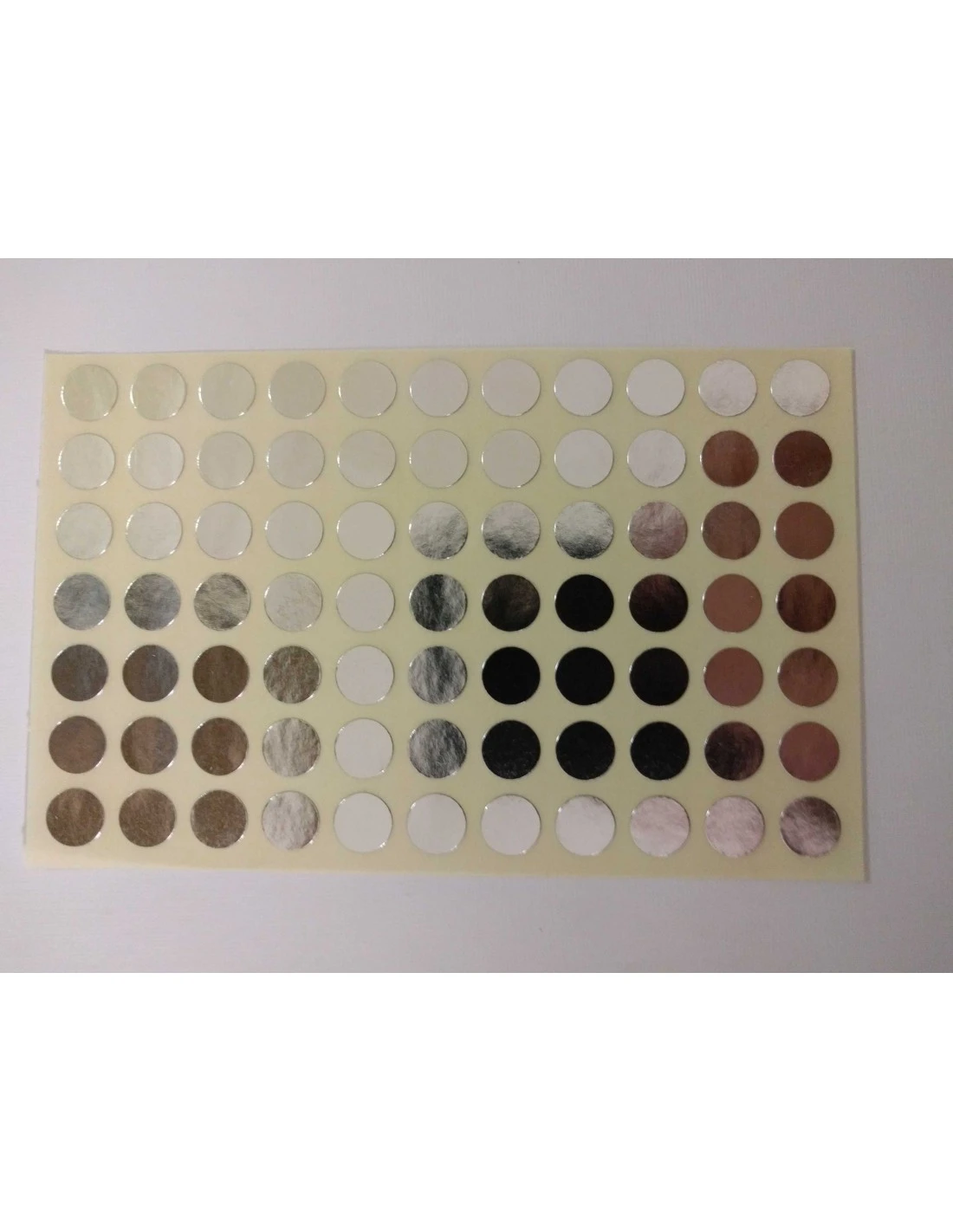 Stickervel Stippen Zilver 8,5mm 1 Stickervel Stippen Zilver 8,5mm