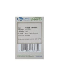 Swan: 41mm X 63mm: Sleeves (160 Stuks)