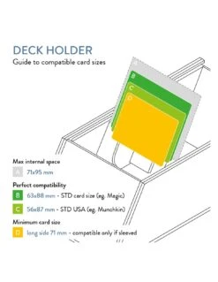 THE DICETROYERS: 250 Cards Deck Holder Ver. "Cherry" -Speelgoedserie Winkel the dicetroyers 250 cards deck holder ver cherry 2